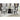Dining Set With Round Table And 4 Upholstered Chairs - Black / Gray