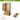 Fluted Kitchen Pantry Cabinet With 2 Large Drawers & 8 Door Spice Rack Freestanding Storage Organizer - Oak