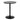 Pebble - Mid Century Modern Table Adjusts From Dining To Bar