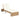 Adjustable Outdoor Chaise Lounge Patio Recliner - Beige / Light Teak