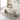 Oval Extendable Dining Table With Dual Pillar Design - Off White