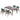 Bevis - 5 Piece Dining Set