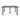 Outdoor Square Rattan Wicker Dining Table - Brown