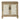 Driscoll - 2 Door Cabinet With Floral Design - Reclaimed Natural