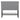 Glimm - Upholstered Bench With Back - Gray