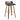 Maya - Mid Century Modern Fixed Height Barstool With Swivel With Square Footrest (Set of 2)