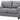 Stylish Loveseat With Padded Arms