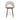 Upholstered Rotatable Bar Chair With Metal Legs For Dining Room