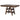 Ferrara - 2 Drawer Counter Height Table - Walnut