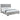 Fandango - Eastern Bed With Rolled Tufting - Gray