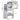 Vanity Set With LED Mirror, Storage Dressing Table & Cushioned Stool - Cream White