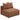 Colleen - Armless Chair With Pillows - Terracotta