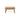 Crowne - Modern Coffee Table With Slat Design - Teak