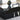Wenona - Mirrored Coffee Table - Black