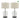 Botella - Contemporary Table Lamp Built In USB Port (Set of 2) - Clear / Oil Bronze / Natural