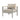 Cora - Outdoor Aluminum Club Chair - Silver / Beige