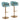 Claire - Contemporary / Glam Adjustable Bar Stool (Set of 2)