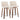 Toriano - Mid Century Modern Fixed Height Counter Stool With Swivel With Round Footrest (Set of 2)