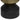 Miller - Side Table - Black / Brass