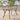 Transitional Acacia Wood Dining Table With Slat Panel Top - Gray