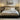 Queen Size Platform Bed Frame With Live Edge Headboard, Built In Nightstands - Dark Brown