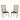 French Country Dining Chair With Rectangular Cane Backrest And Smooth Upholstered Seating