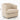 Arm Lounge Chair With Removable Seat Cushion - Light Brown