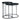 Monet - Metal Table