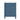 Bathroom Vanity With Ceramic Sink, Compact Cabinet With 2 Drawers And Adjustable Shelf - Blue