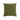 Astrid - Square Accent Throw Pillow Cover With Feather Insert - Moss Green