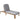 Outdoor Chaise Lounge With Adjustable Backrest