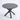 Table Mid-Century Dining Table For 4 - 6 People With Round MDF Table Top, Pedestal Dining Table, End Table Leisure Coffee Table, Cross Leg