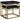 Macy - 2 Pieces Nesting Table - Black / Gold