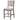 Counter Side Dining Stool With Ladder Back (Set of 2) - Gray