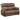 Worthington - Padded Arm Loveseat - Dark Brown