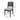 Patio Armless Dining Chair With Laid Back Slat Panel Design - Light Gray