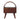 Dome Bedside Table - Brown