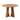 Modern Round Dining Table With Pecan Wood Veneer - Walnut