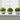 5" Tall, Artificial Plant, Grass, Indoor, Faux, Fake, Table, Greenery, Potted, Decorative (Set of 3) - Green / Gray