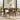 5 Piece Dining Set With 1 Table And 4 Upholstered Chairs - Brown / Walnut