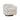 360 Degrees Swivel Upholstered Barrel Armchair For Living Room - Ivory
