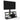 Multi-Function Angle And Height Adjustable Tempered Glass TV Stand - Black