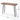 Modern Industrial Breakfast Bar Table, Metal Hairpin Legs & Wood Veneer Top - Natural