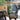 5 Pieces Outdoor Patio Bar Set, Rounded Square Sintered Stone Table & 4 Swivel Bar Chairs