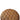Buffalo - Leather Round Ottoman With Castor Legs - Brown
