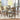 5 Pieces Dining Table Set, Counter Height Kitchen Table Set With Square Table And 4 Upholstered Chairs