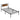ModerMetal Bedframe With Wood Panel Headboard