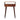 Curved Chestnut Console Table