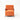 Armrest Accent Chair - Dark Orange