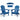 Folding Adirondack Lounge Chair With Embossed Grain For Patio, Backyard, Deck Or Pool Side - Navy Blue